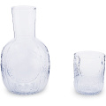 embossed drink glass water drinking bottle